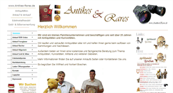 Desktop Screenshot of antikes-rares.de